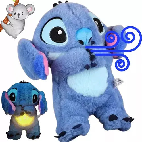 Urso De Pelúcia Stitch Que Respira Com Som Anti Ansiedad