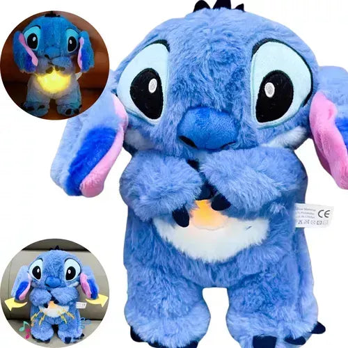 Urso De Pelúcia Stitch Que Respira Com Som Anti Ansiedad