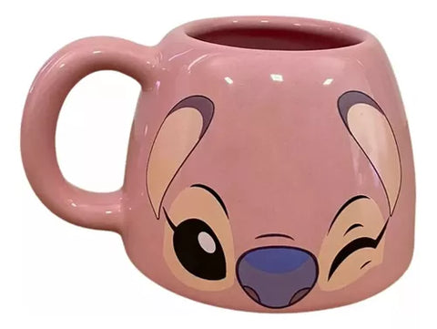 Caneca Ornamento Decorativo Angel Stitch Zonacriativa 450ml