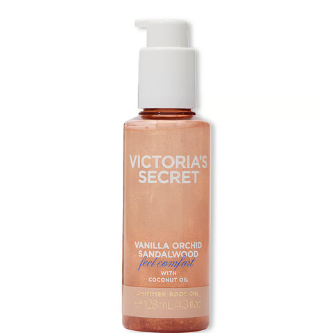 Óleo Corporal Brilhante de Baunilha, Orquídea e Sândalo